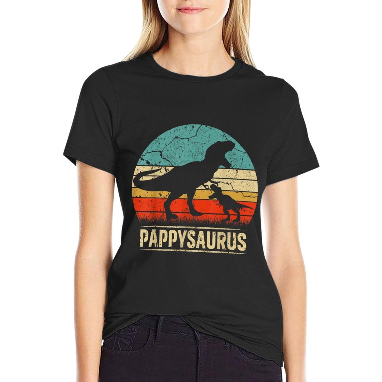 Pappysaurus T Rex Dinosaur Pappy Saurus Family Matching  Trendy Pattern T-Shirt