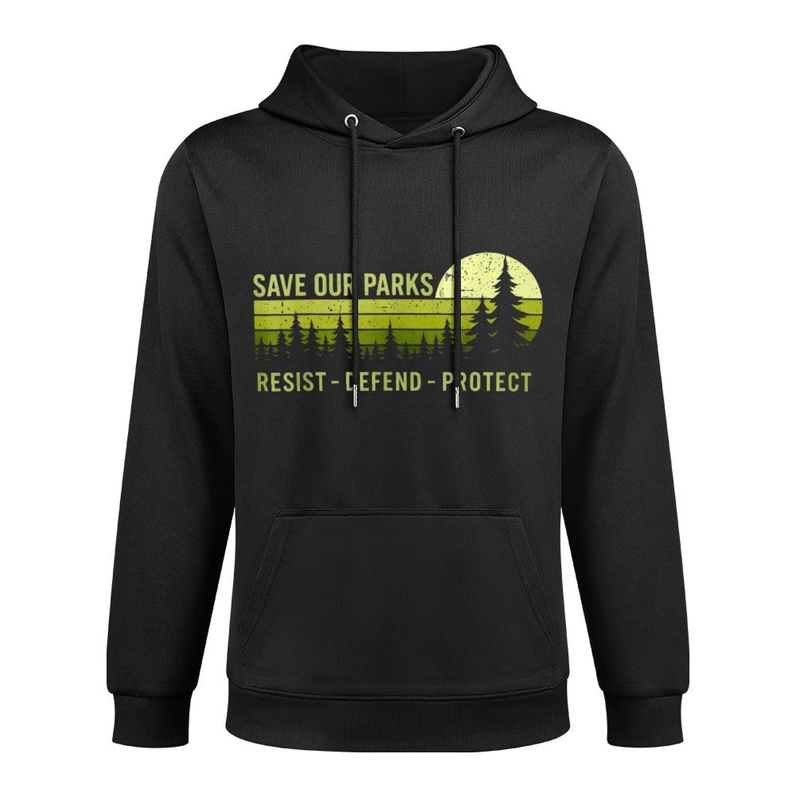Vintage Save Our Parks Resist National Park Protect ALT US Moisture-Wicking Hoodie