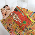 Character Collage-1 Comfort Throw Blanket