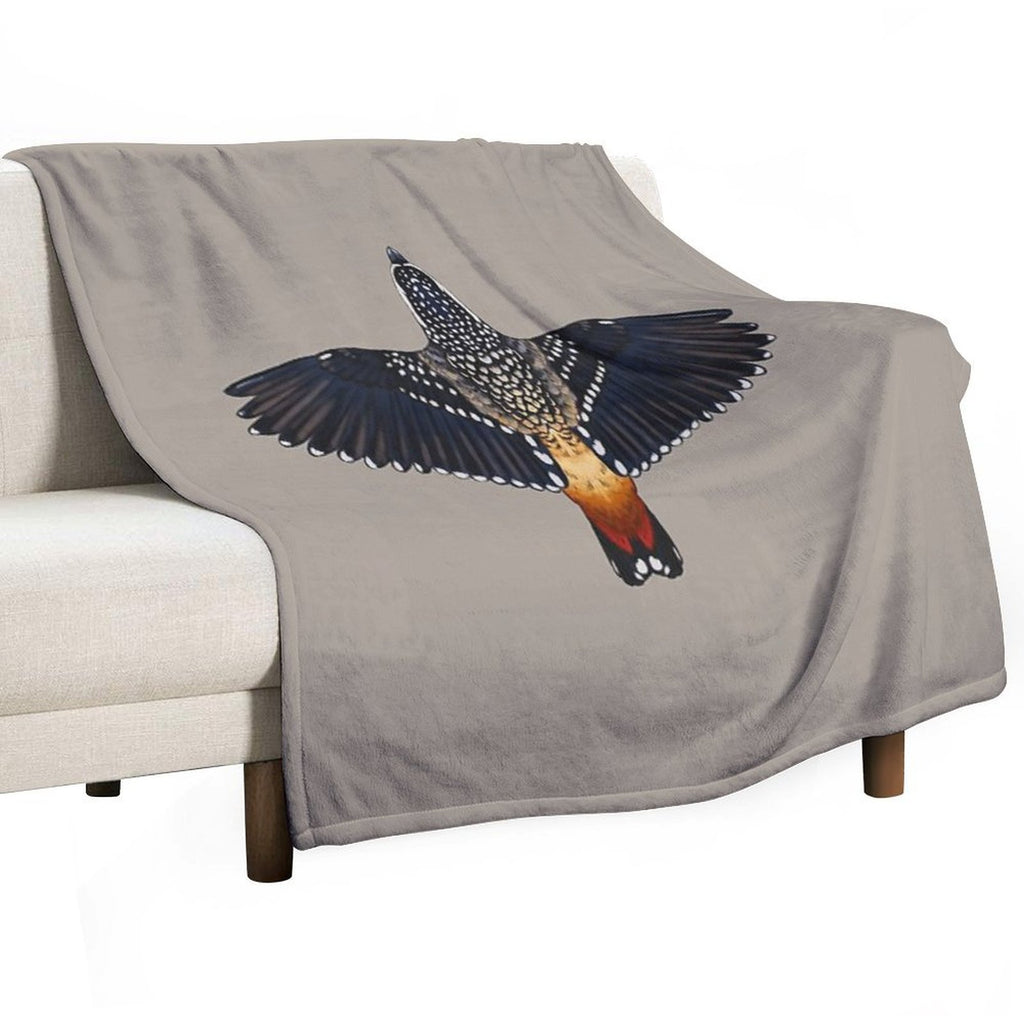 Spotted Pardalote - Australian Bird Premium Throw Blanket