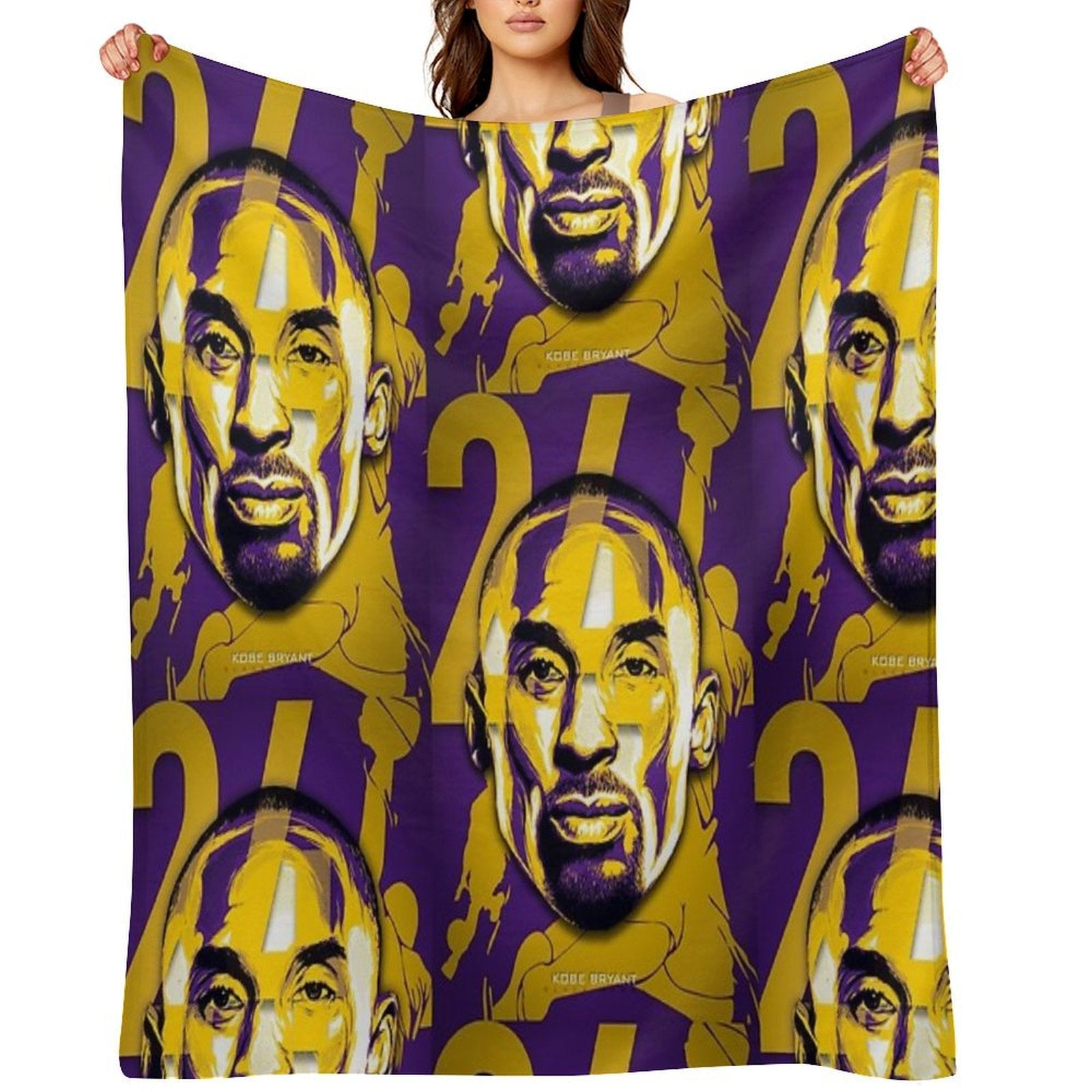 Black Mamba Anti-pilling Throw Blanket
