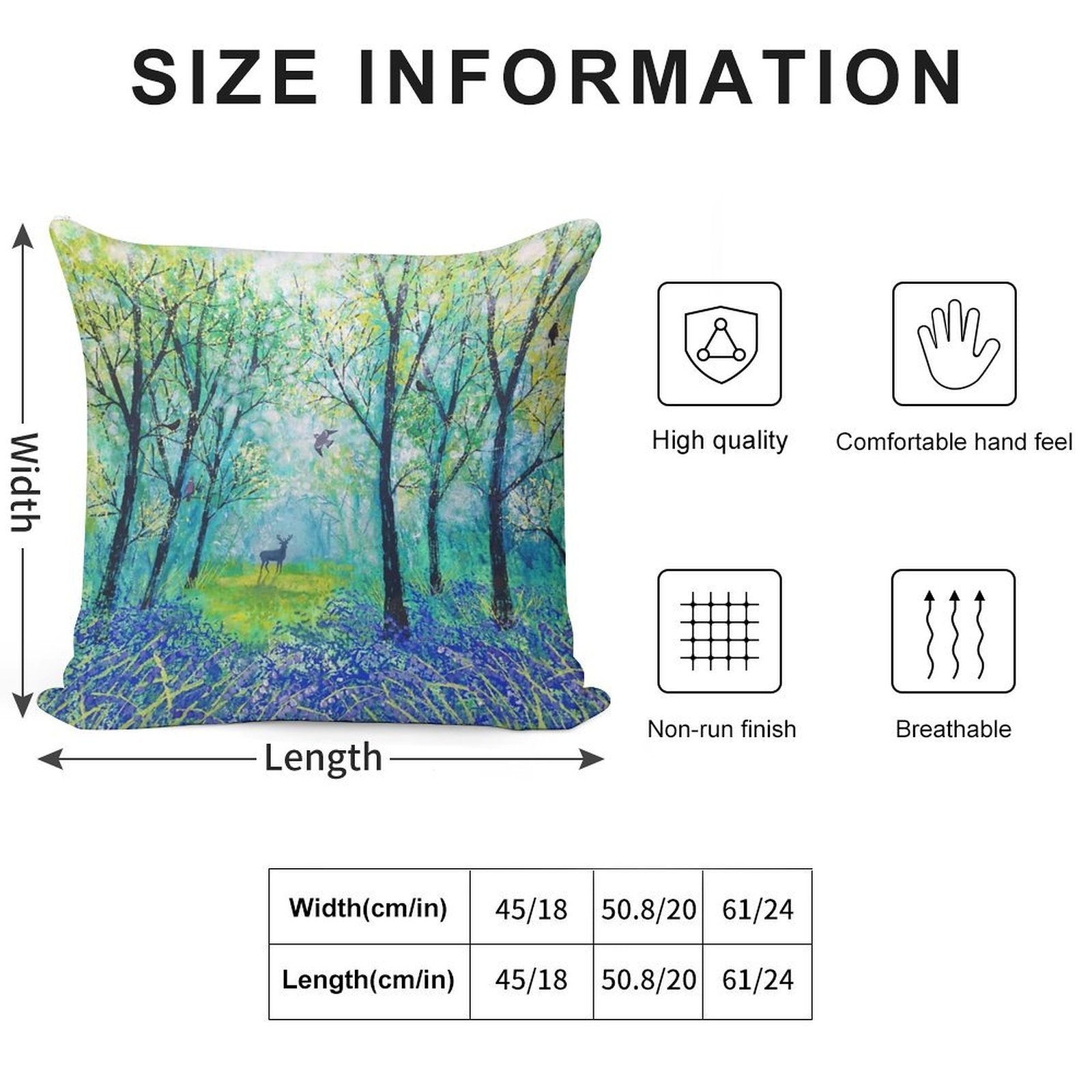 Beyond The Blue Soft Washable Throw Pillow