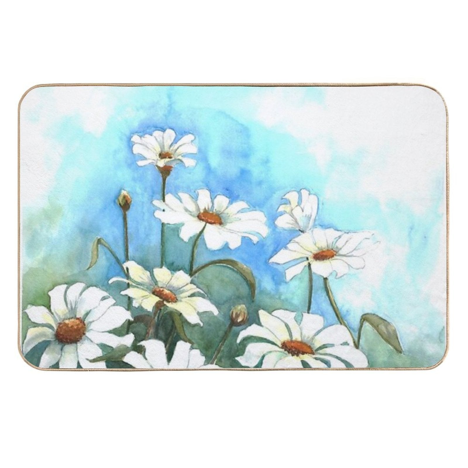 Gathering Daisies  Absorbent Bath Mat