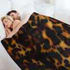 Tortoiseshell Tortoise Shell Gift-ready Throw Blanket