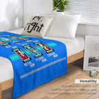 Megaman 2 Stage Select Velvety-soft Throw Blanket