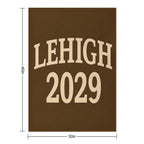 Lehigh Class of 2029 Eco-conscious Throw Blanket