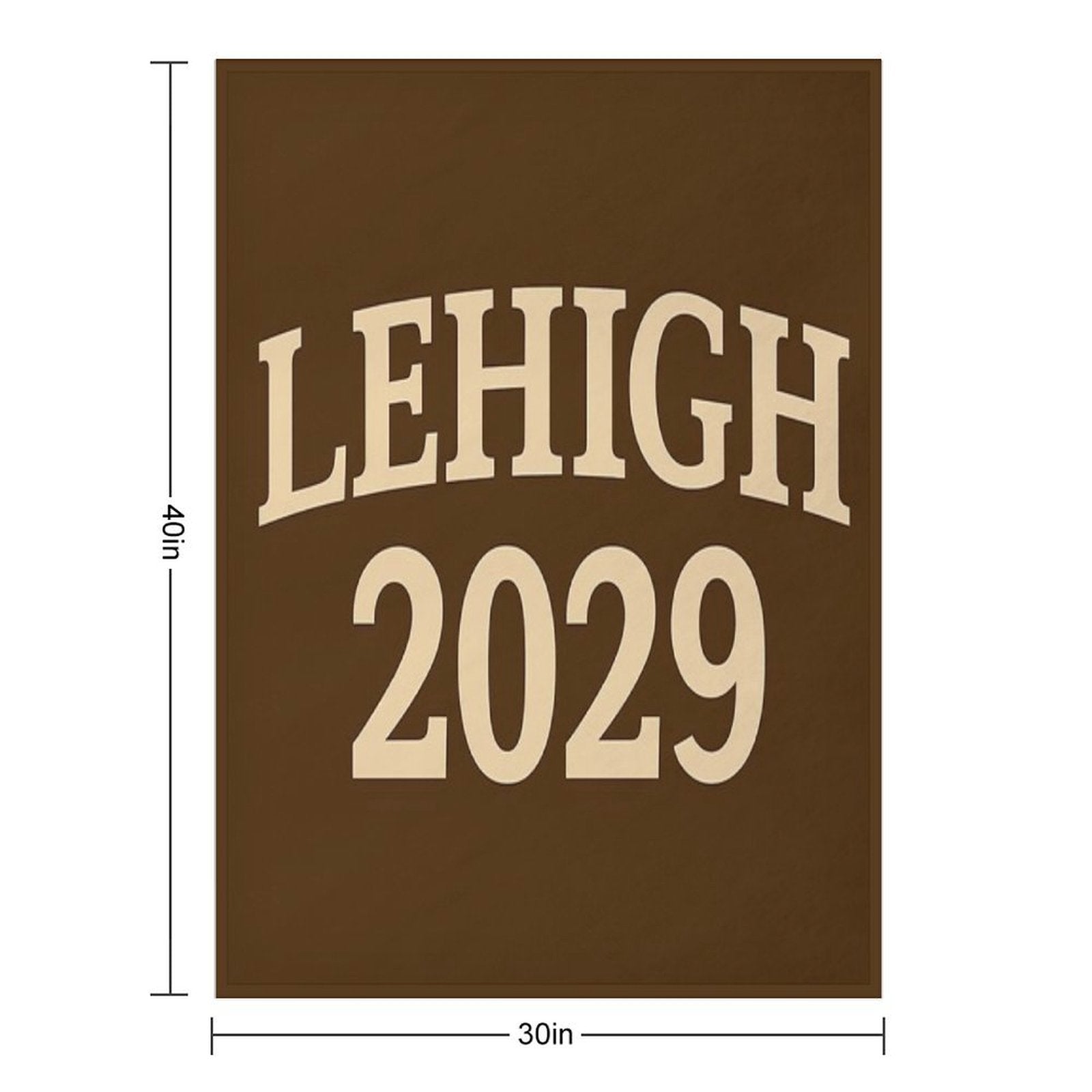 Lehigh Class of 2029 Eco-conscious Throw Blanket