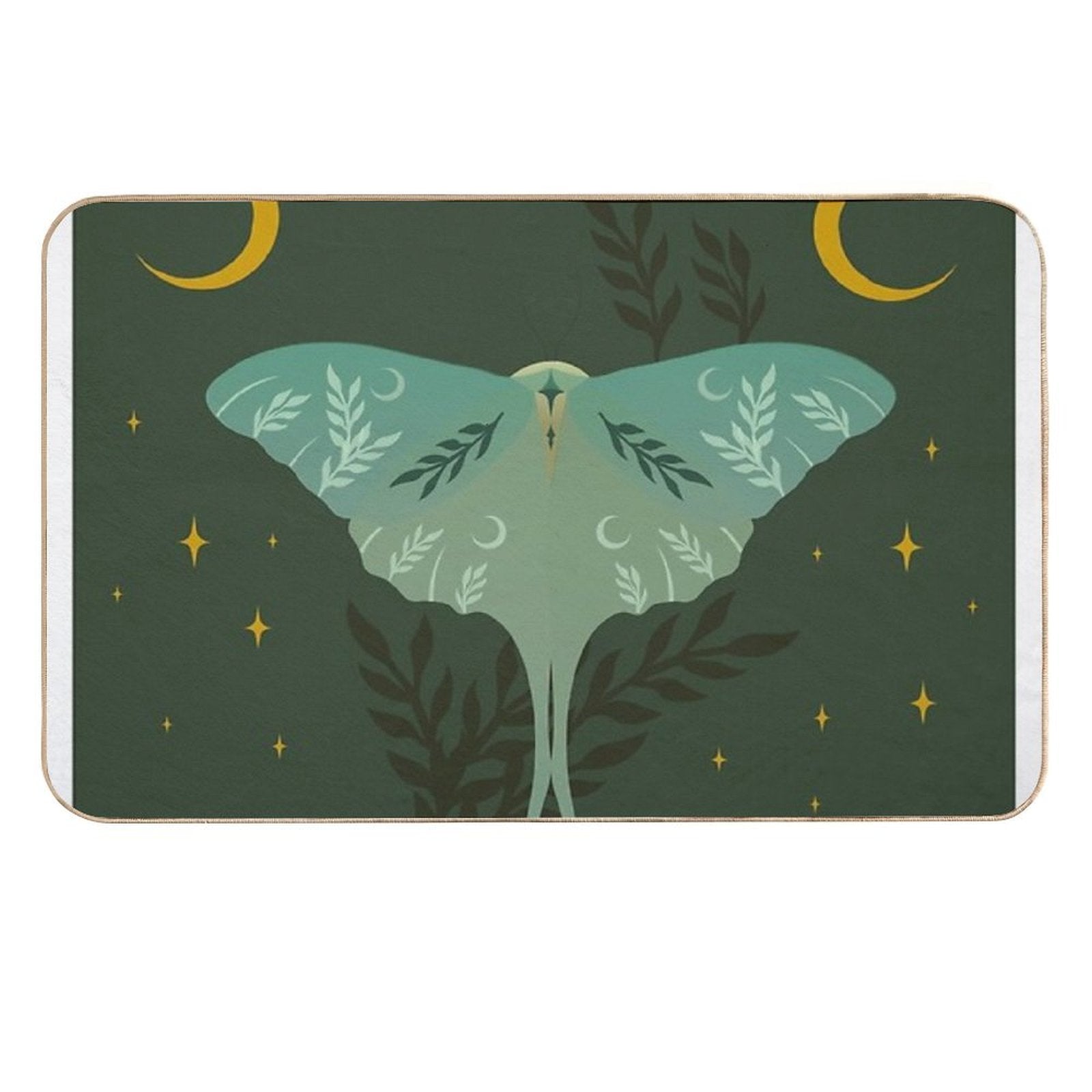 Moth And Moon  Pet-Safe Bath Mat