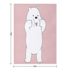 We Bare Bears - Ice Bear Shrink-resistant Throw Blanket