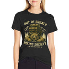Funny Hiking Bear Out of Breath Joke  Stretchy T-Shirt