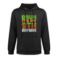 Birthday Boy Bruh It's My 9th Birthday Video Game Pixel Adjustable Hood Hoodie