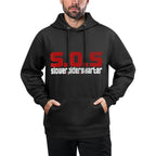 SOS Slow Older Smart  Gifts for 50th 60th Birthday Breathable Fabric Hoodie