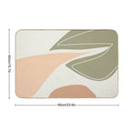 Abstract Graphic Geometric Art Vol.08  Easy Maintenance Bath Mat
