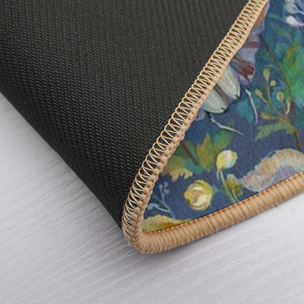 Beetle Mushroom Moth Garden  Rapid-Drying Bath Mat