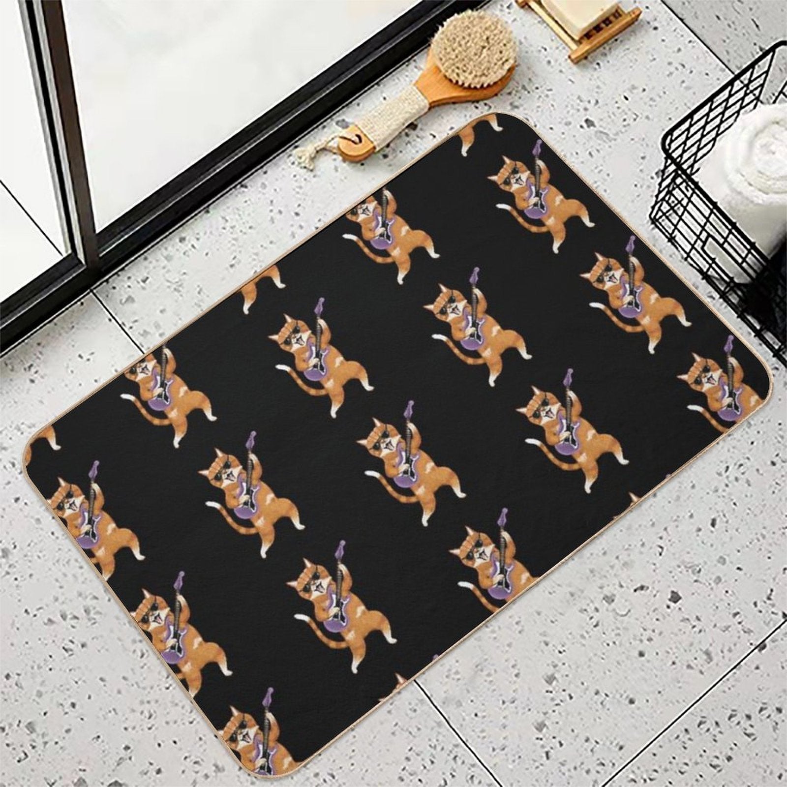 Cat  Dirt-Trapping Bath Mat