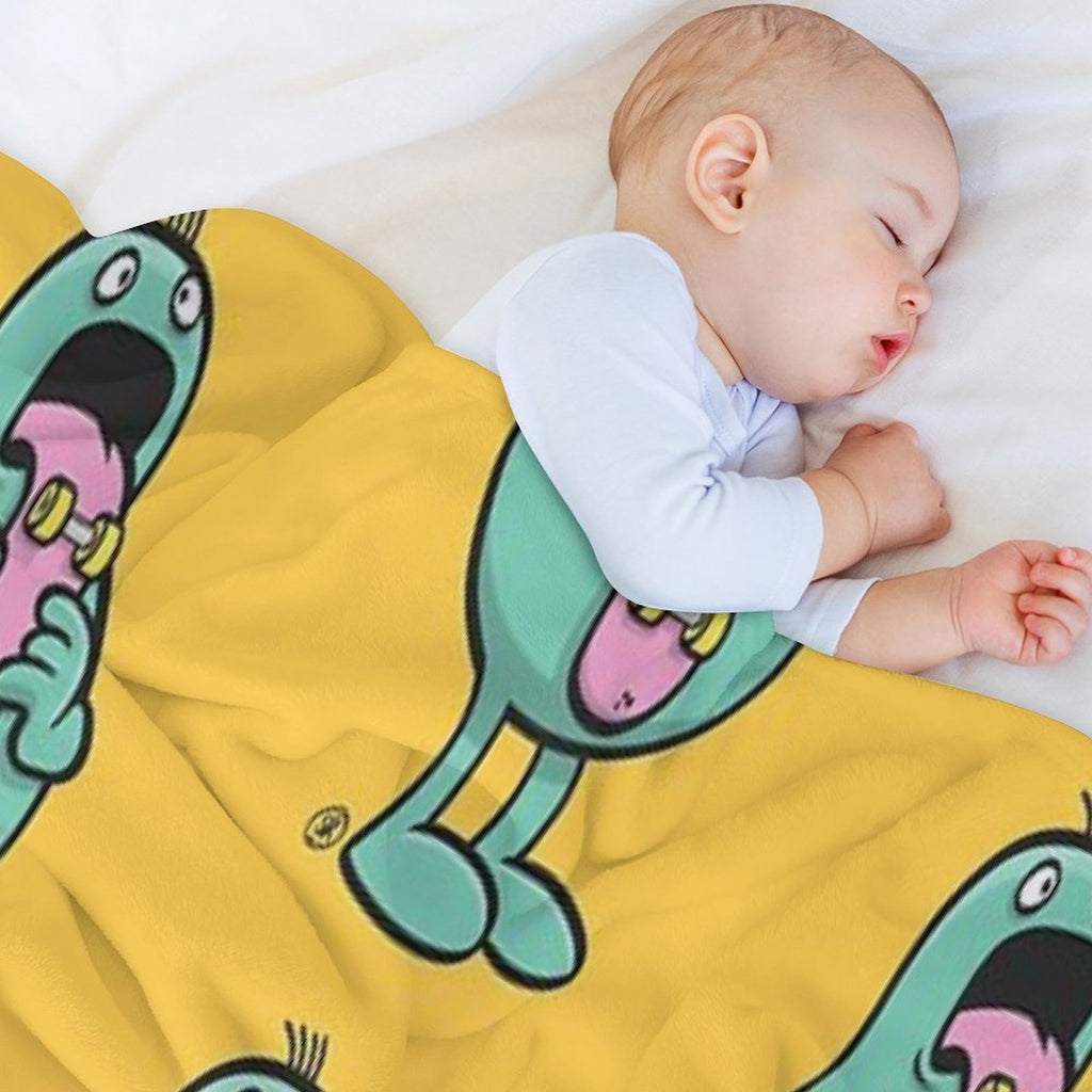 Skate Language Gift-ready Throw Blanket