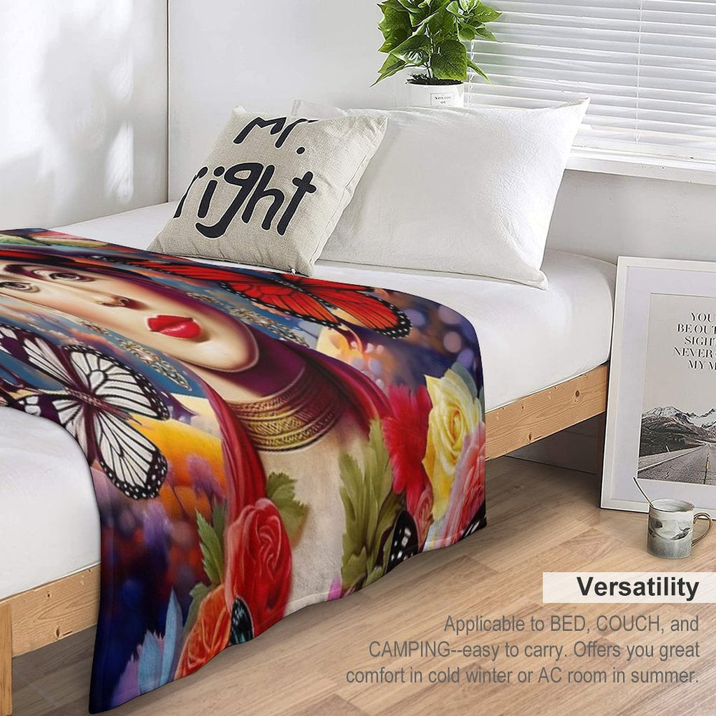 Frida Kahlo 14 Eco-conscious Throw Blanket