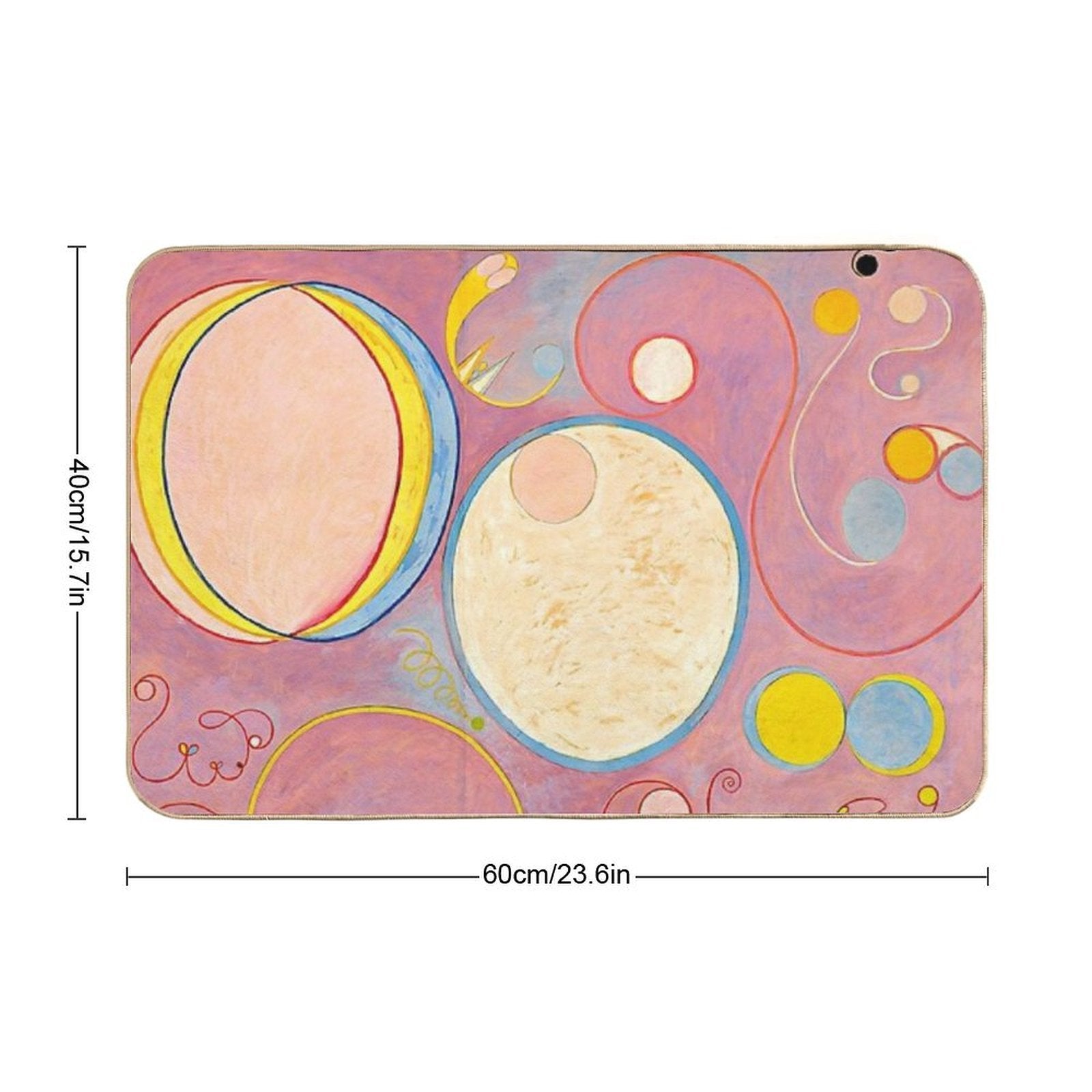 The Ten Largest No. 8 Adulthood - Hilma Af Klint  Rapid-Drying Bath Mat
