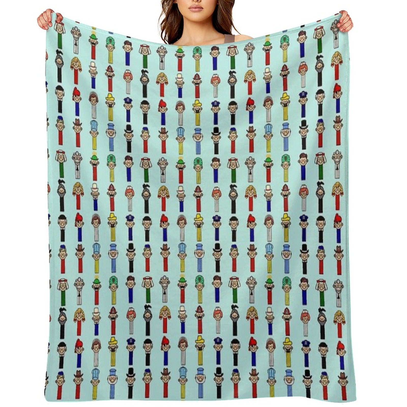 Pal Pattern Anti-pilling Throw Blanket