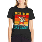 Bruh Im In 3rd Grade Dabbing Boy First Day Of Third Grade  Quick-drying T-Shirt