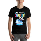 My First Cruise, Girls, Boys, Kids, Funny Vacation Cruise  Odor-resistant T-Shirt