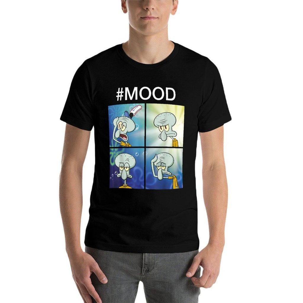 SpongeBob SquarePants Squidward Mood Meme  Quick-drying T-Shirt