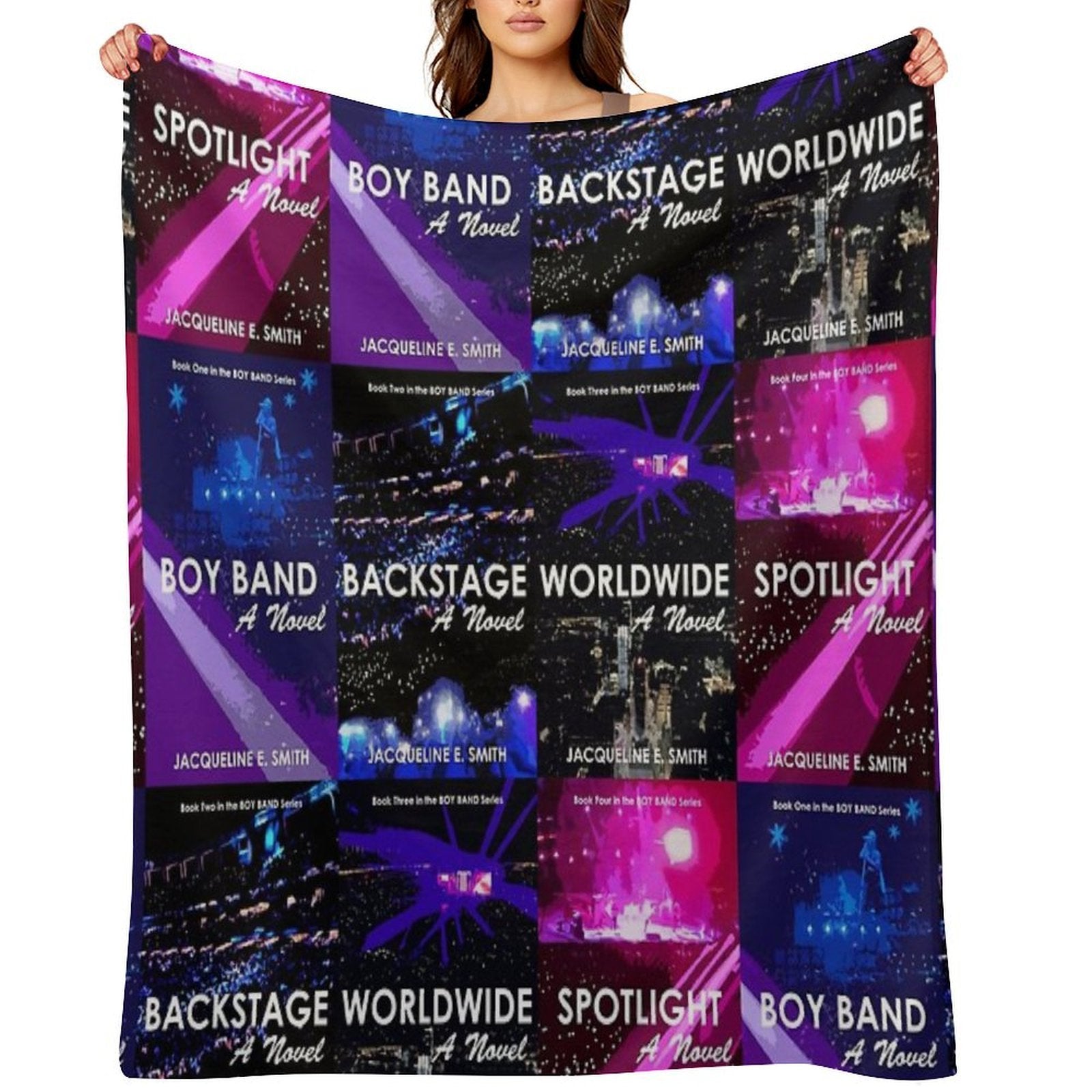 New Boy Band Series Plush Throw Blanket