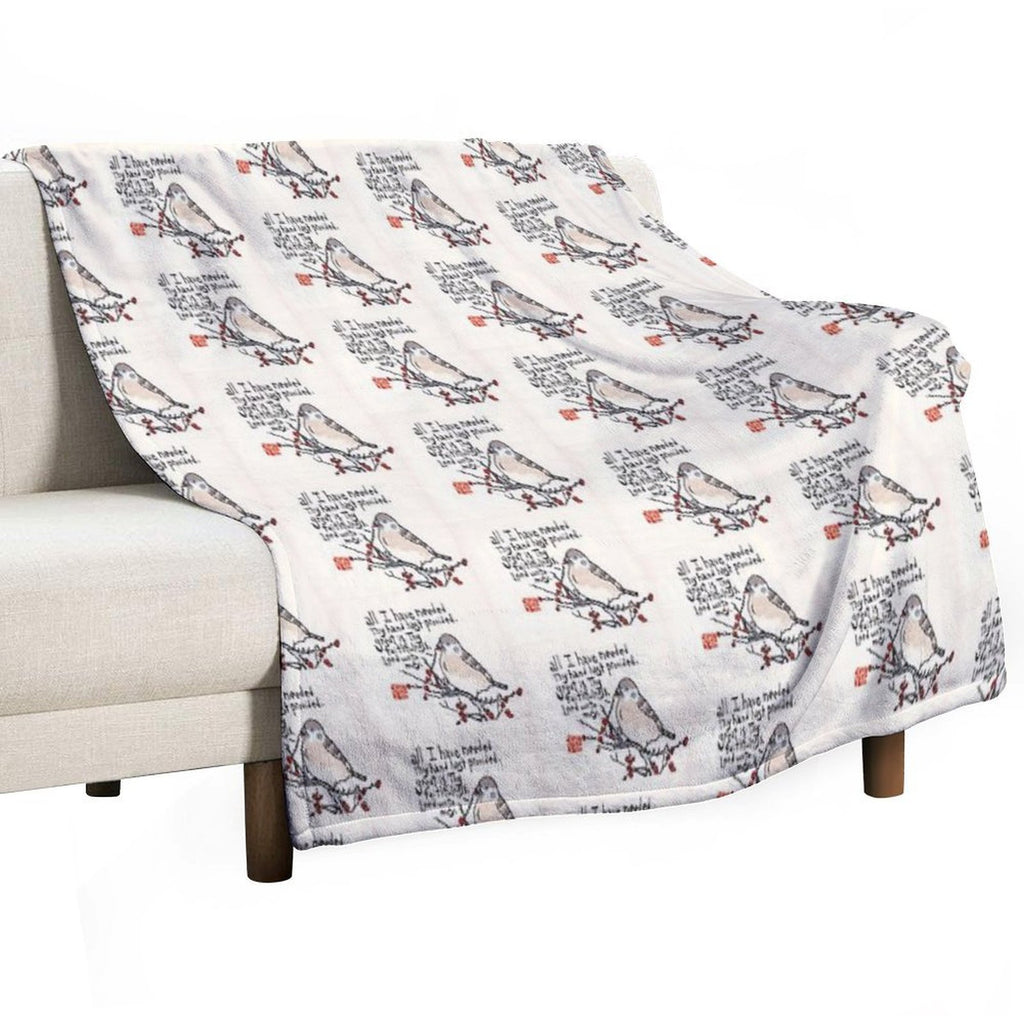 Great Is Thy Faithfulness Sustainable Throw Blanket