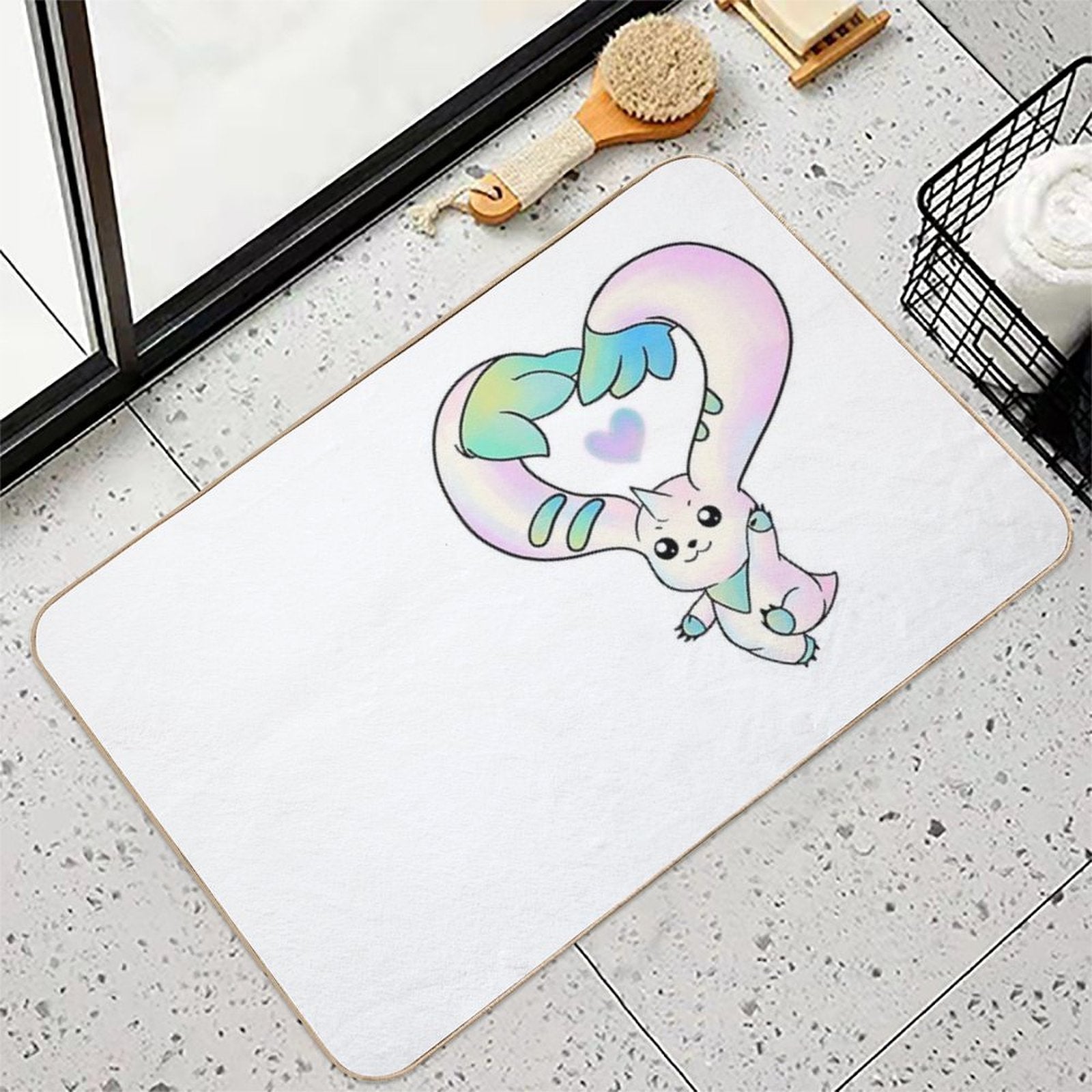 Momentai Terriermon  High-Traffic Bath Mat