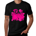 Retro Pink Personalized Name Pink For Men Women Kids Meme  Oversized Silhouette T-Shirt