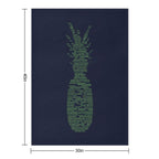 Psych Pineapple Gus Nicknames Travel-friendly Throw Blanket