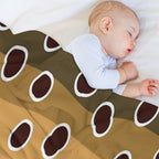 Brown Trout Skin Multi-functional Throw Blanket