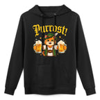 Funny Cat Oktoberfest Beer Purrfest Drinking Crew All-Day Comfort Hoodie