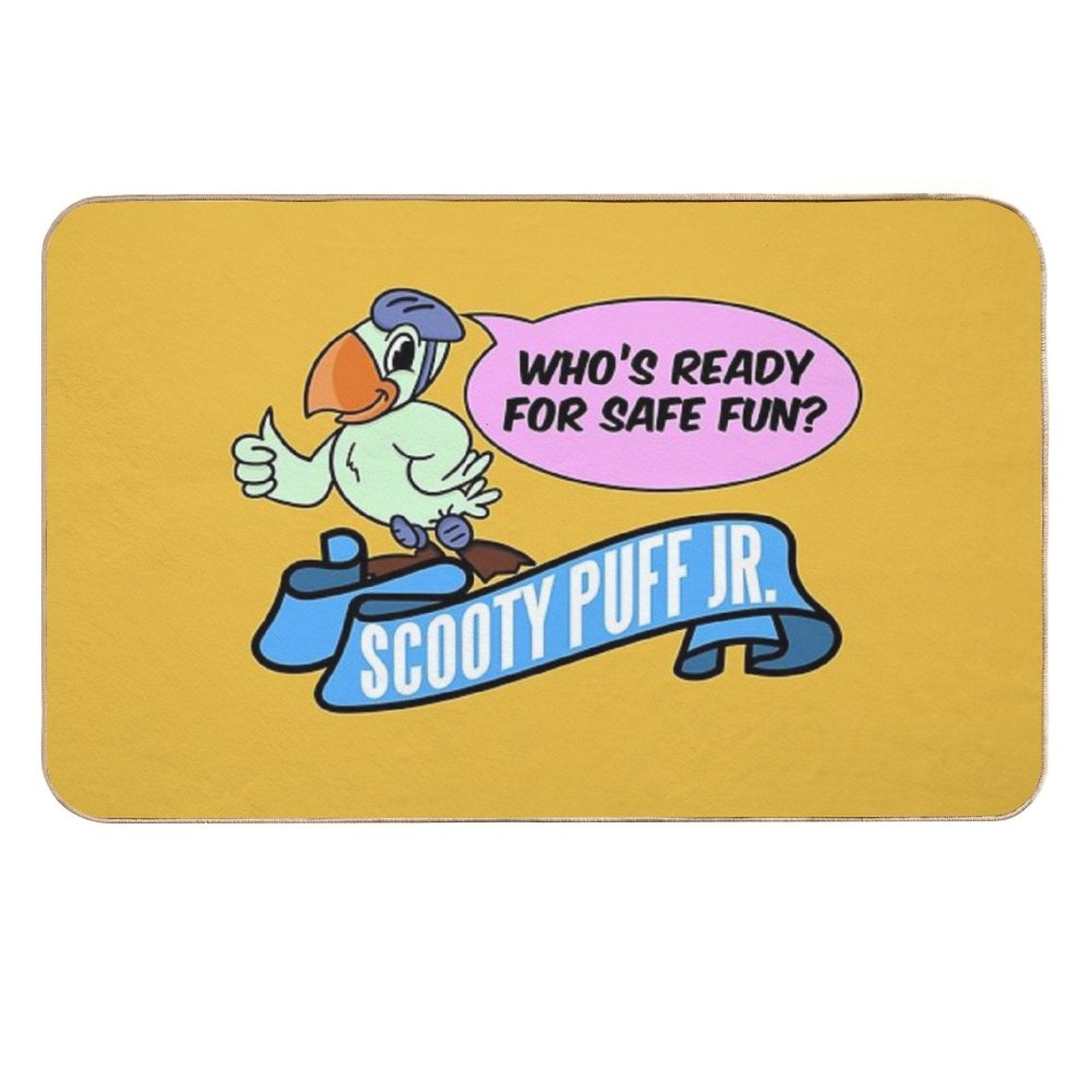 Scooty Puff Jr  Long-Lasting Bath Mat
