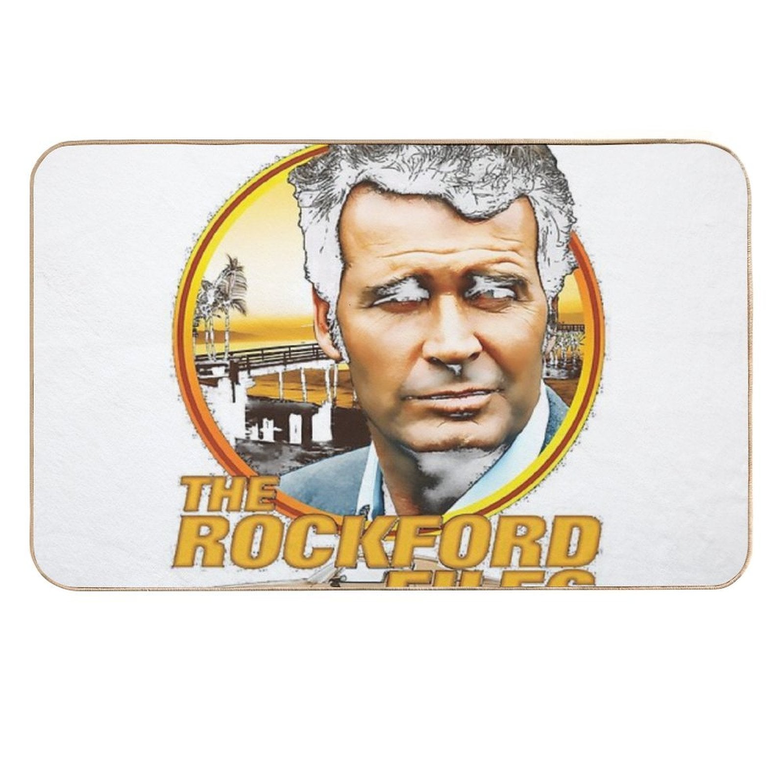 The Rockford Files 70S Retro Tv Show  Long-Lasting Bath Mat