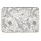Pink Peony Paradise  Slip-Resistant Bath Mat