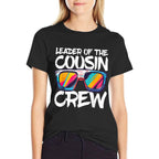 Leader Of The Cousin Crew Adults Boy Girl Best Cousin  Versatile T-Shirt