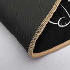 OwO What's This - White Text  Rapid-Drying Bath Mat