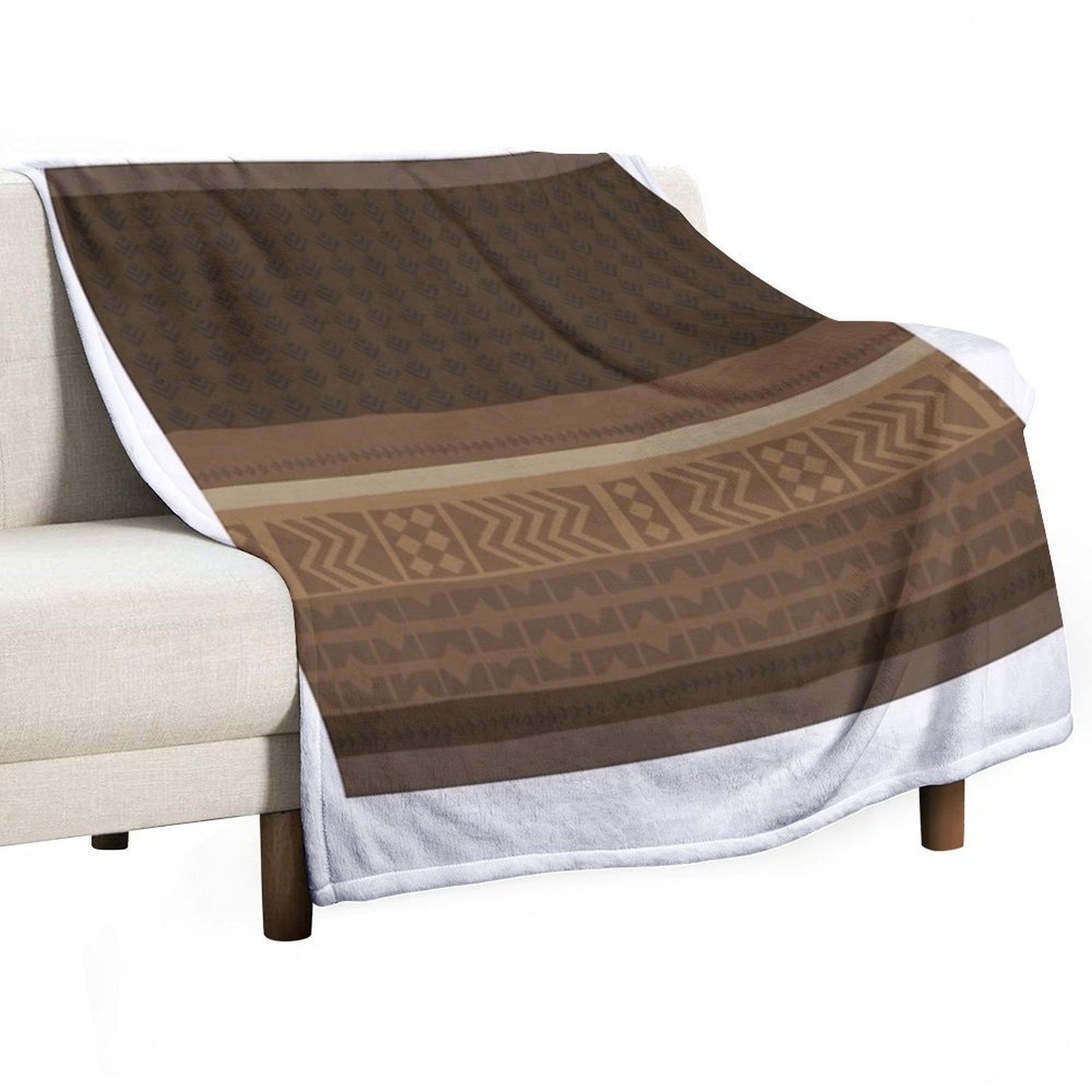 Decorative Ethnic Shrink-resistant Throw Blanket