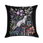 White Ermine Soft Bedroom Essential Throw Pillow