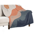 Cat Landscape 90 Shrink-resistant Throw Blanket