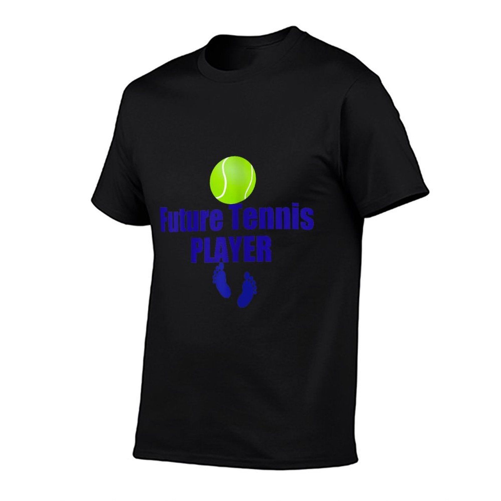 Future Tennis Player T-shirt Pregnant Maternity. Baby Foot  Eco-friendly Material T-Shirt