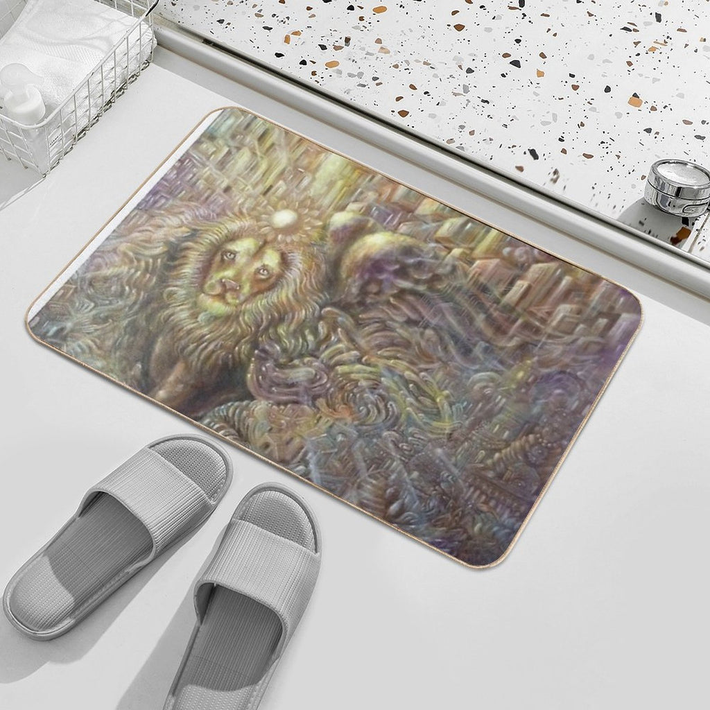 Moon in Leo  Rapid-Drying Bath Mat