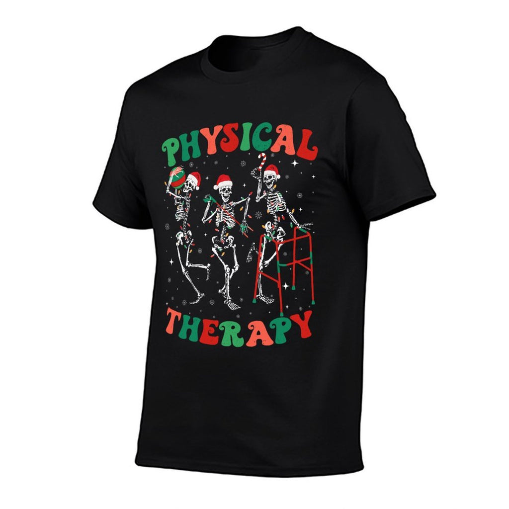 Skeleton Physical Therapy PT Christmas Physical Therapist  Classic T-Shirt
