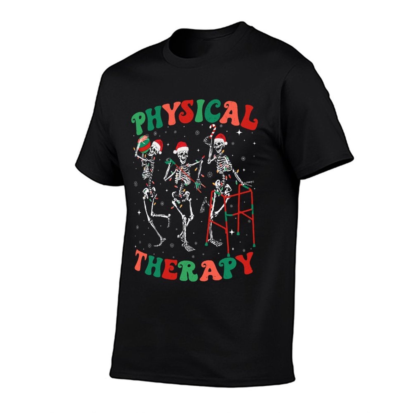 Skeleton Physical Therapy PT Christmas Physical Therapist  Classic T-Shirt