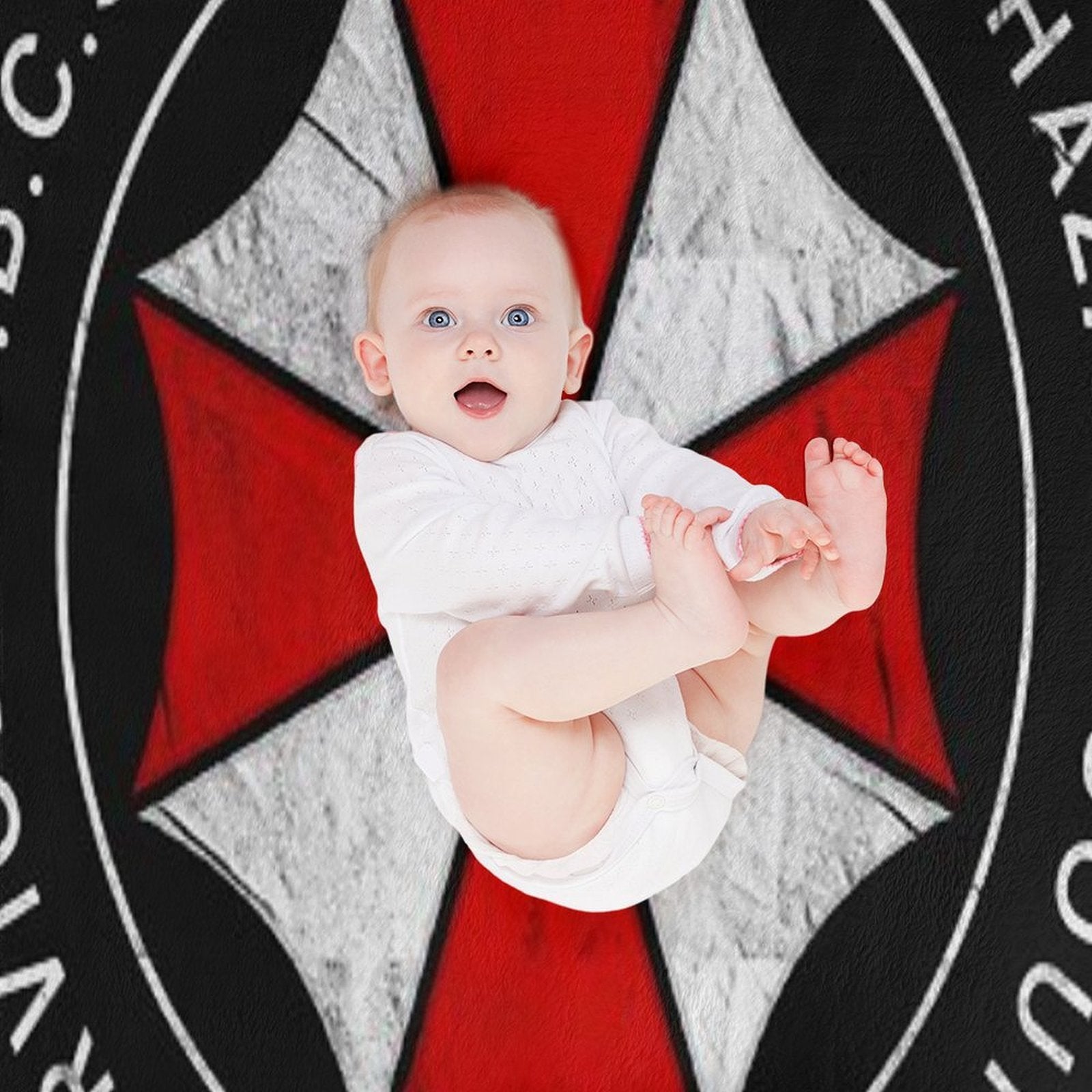 Umbrella Biohazard Countermeasure Service  Resident Evil 3 Plush Throw Blanket