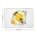 Bee Honey  Repositionable Bath Mat