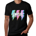 SPED Teacher Squad Lightning Bolt Special Education  Moisture-wicking T-Shirt