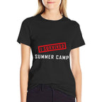Summer Camp Vacation Kidsns Camp Counselors I Survived Premium  Trendy Pattern T-Shirt