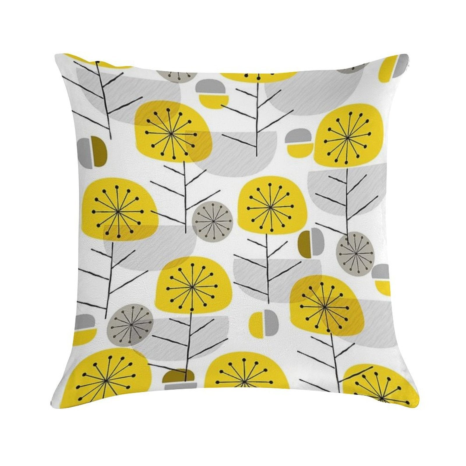 Yellow Nature Soft Gift Ready Throw Pillow